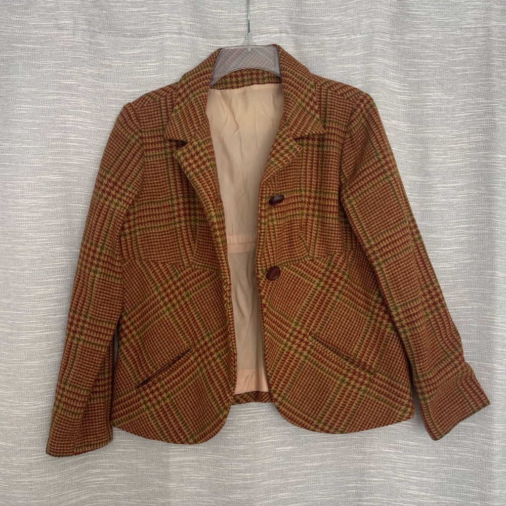 Vintage Handmade Tweed Jacket